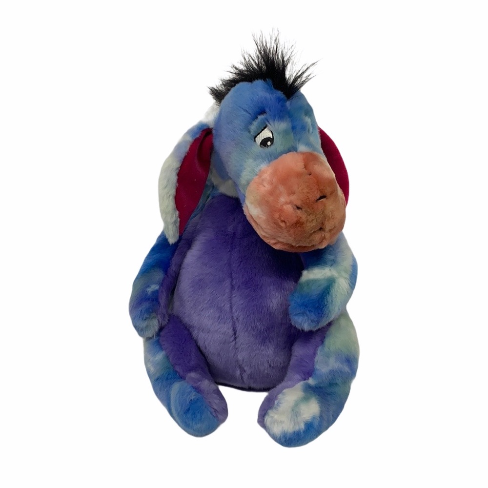 Disney Store Eeyore Winnie The Pooh Tie Dye Plush